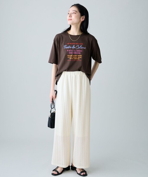 ANY(エニィ)の「レーシージャカードパンツ(その他パンツ・レディース・ダークブラウン系/アイボリー系/ブラック系・MEDIUM/LARGE)」の22枚目の写真