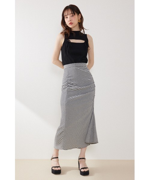 ウォッシャブルリボントップス 春服 夏服（ニット/セーター）｜rienda