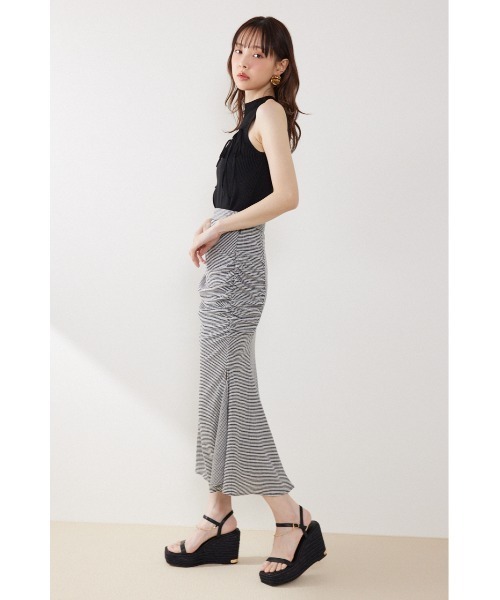 rienda(リエンダ)の「ウォッシャブルリボントップス 春服 夏服(ニット/セーター・レディース・ブラック/ベージュ/ホワイト・FREE)」の12枚目の写真