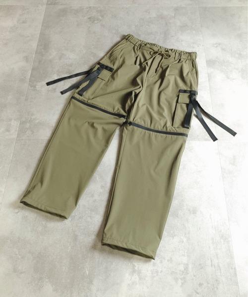 MMMM（エムエムエムエム）の「MMMM/ アイスファブリック/コンバーチブルカーゴパンツ（その他パンツ・メンズ・ブラック/カーキ・LARGE/X-LARGE/MEDIUM）」の2枚目の写真
