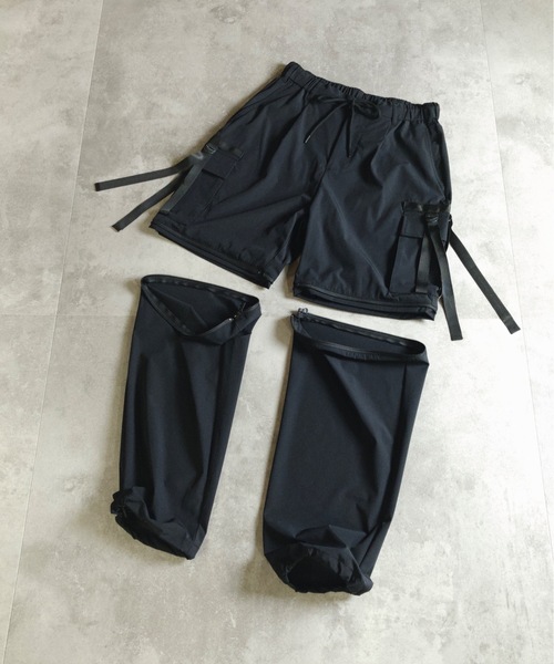 MMMM（エムエムエムエム）の「MMMM/ アイスファブリック/コンバーチブルカーゴパンツ（その他パンツ・メンズ・ブラック/カーキ・LARGE/X-LARGE/MEDIUM）」の4枚目の写真