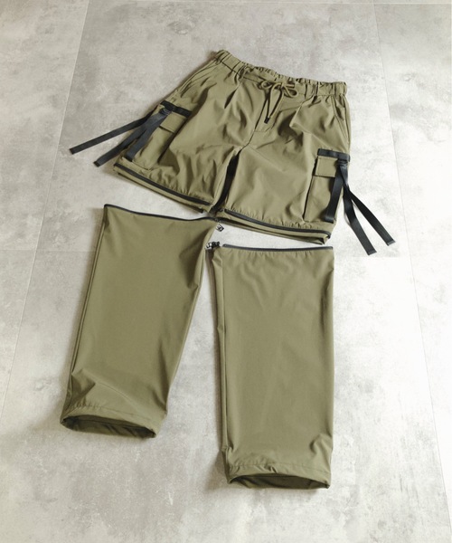 MMMM（エムエムエムエム）の「MMMM/ アイスファブリック/コンバーチブルカーゴパンツ（その他パンツ・メンズ・ブラック/カーキ・LARGE/X-LARGE/MEDIUM）」の21枚目の写真