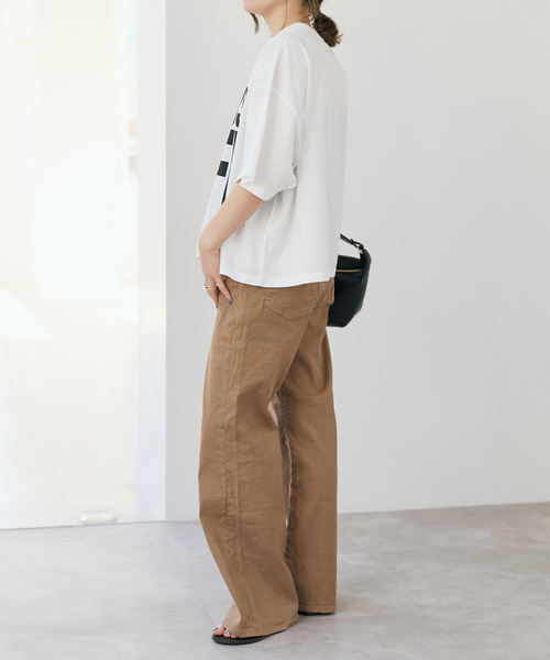 Spick & Span(スピックアンドスパン)の「RED CARD TOKYO / レッドカード トーキョー Twilight(デニムパンツ・レディース・ホワイト系その他/キャメル・25/24/23/26)」の11枚目の写真