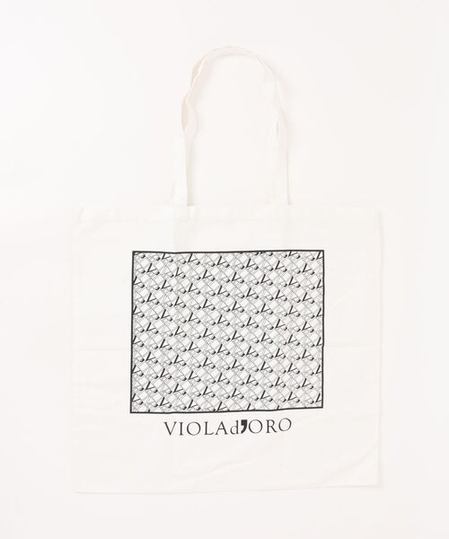 VIOLAd'ORO（ヴィオラドーロ）の「【VIOLAd'ORO/ヴィオラドーロ】アバカ × レザーハンドル メッシュ ハンドバッグ　かごバッグ（かごバッグ・レディース・ナチュラル・FREE）」の4枚目の写真