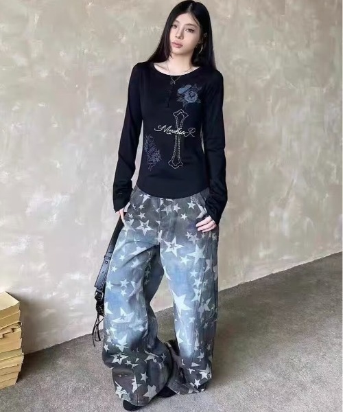 almo(アルモ)の「【LAMPOON】スターカモフラージュカーブパンツ(その他パンツ・レディース・カーキ・LARGE/MEDIUM/SMALL)」の11枚目の写真