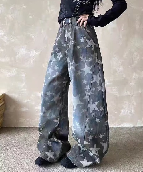 almo(アルモ)の「【LAMPOON】スターカモフラージュカーブパンツ(その他パンツ・レディース・カーキ・LARGE/MEDIUM/SMALL)」の9枚目の写真