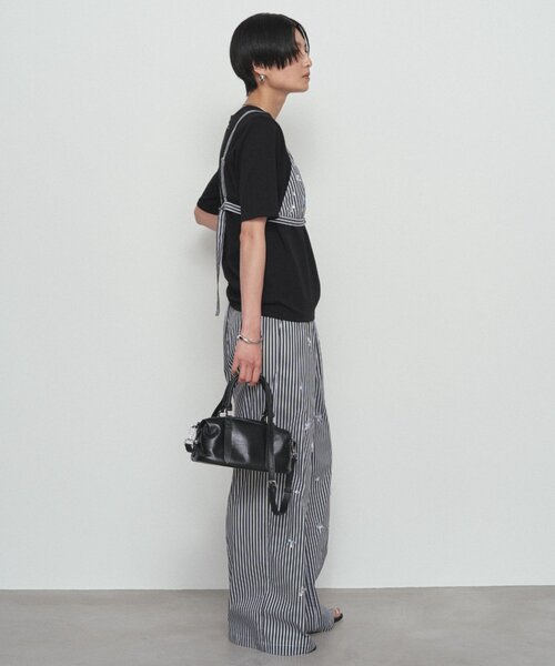 LOUNGEDRESS(ラウンジドレス)の「《セットアップ可》ストライプビジュービスチェ(シャツ/ブラウス・レディース・ブルー/ブラック・FREE)」の7枚目の写真