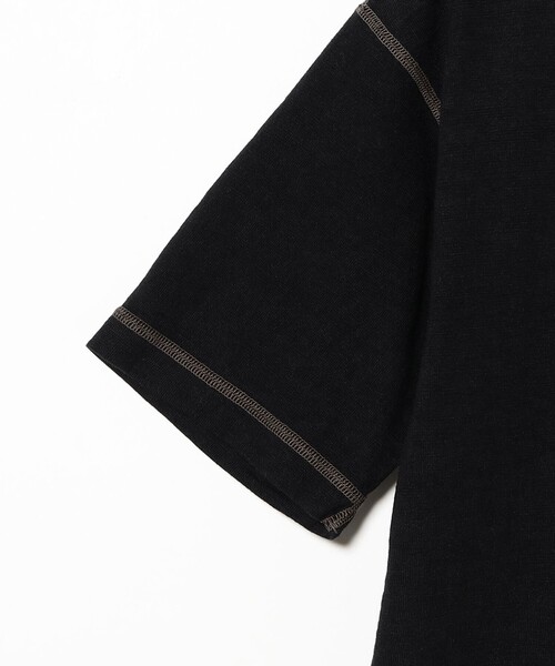 BEAMS BOY(ビームスボーイ)の「BUZZ RICKSON'S / BUZZ RICKSON'S SLUB YARN HENLEY NECK T-SHIRT(Tシャツ/カットソー・レディース・ブラック・MEDIUM)」の7枚目の写真
