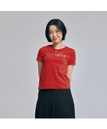 リトルスターTシャツレッド