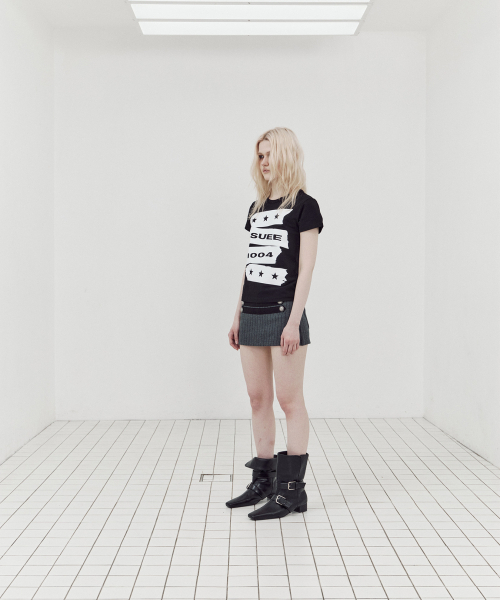 SETUP-EXE(セットアップイーエックスイー)の「1004 TAPE TOP / BLACK(Tシャツ/カットソー・レディース・その他・OS)」の6枚目の写真