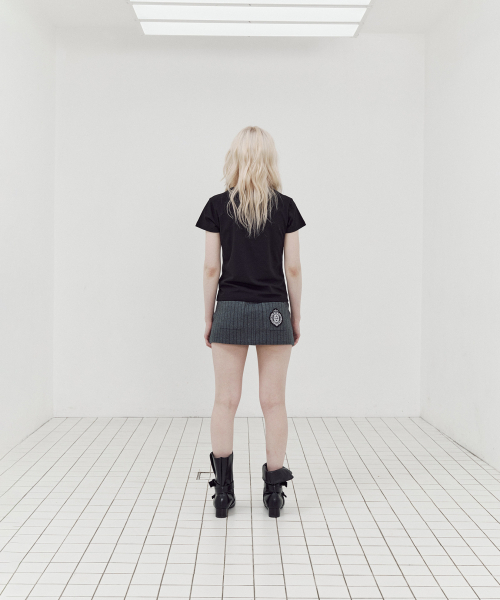 SETUP-EXE(セットアップイーエックスイー)の「1004 TAPE TOP / BLACK(Tシャツ/カットソー・レディース・その他・OS)」の5枚目の写真