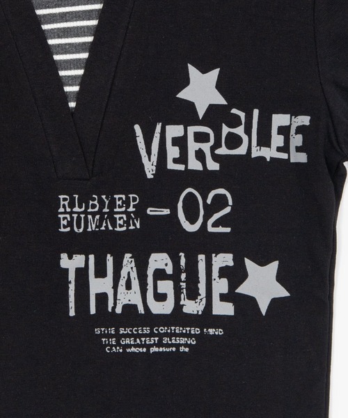 dispark(ディスパーク)の「DISPARK/【26年春夏新作】ストライプレイヤードクロップドT(Tシャツ/カットソー・レディース・ブラック/ホワイト・FREE)」の16枚目の写真