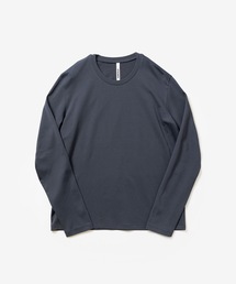 コットンダブルフェイス スリムフィット L/S TEE / COTTON DOUBLE FACE SLIM FIT L/S TEE