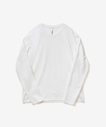 コットンダブルフェイス スリムフィット L/S TEE / COTTON DOUBLE FACE SLIM FIT L/S TEE