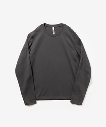コットンダブルフェイス スリムフィット L/S TEE / COTTON DOUBLE FACE SLIM FIT L/S TEE