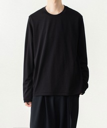 ATTACHMENT（アタッチメント）の「コットンダブルフェイス スリムフィット L/S TEE / COTTON DOUBLE FACE SLIM FIT L/S TEE（Tシャツ/カットソー）」