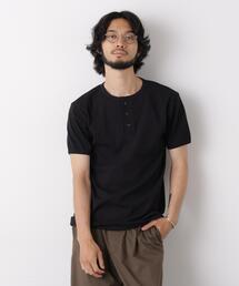 リブフライスヘンリーTシャツ 半袖