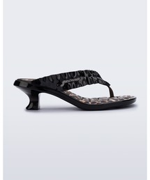 MELISSA THONG KITTEN HEEL + GANNI AD