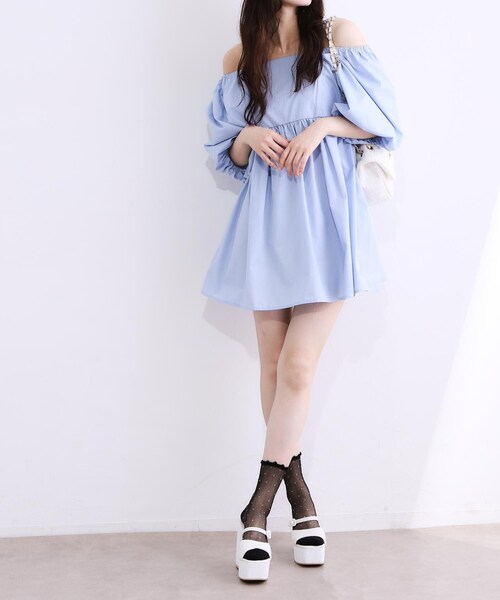 ESPERANZA(エスペランサ)の「【ラク盛り/約12cm】ラク盛り厚底グリッターツイードミュール(サンダル・レディース・ホワイト系3/ピンク系7/ブラック系2・L/M/S/LL)」の16枚目の写真