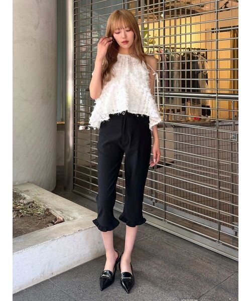 CALNAMUR(カルナムール)の「サブリナパンツ(その他パンツ・レディース・その他1/ブラック・SMALL/MEDIUM)」の6枚目の写真