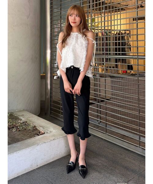 CALNAMUR(カルナムール)の「サブリナパンツ(その他パンツ・レディース・その他1/ブラック・SMALL/MEDIUM)」の7枚目の写真