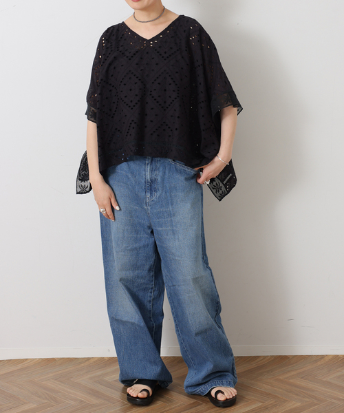 journal standard luxe】 ミモザ柄 切り替えプルオーバー 【SALE／30 