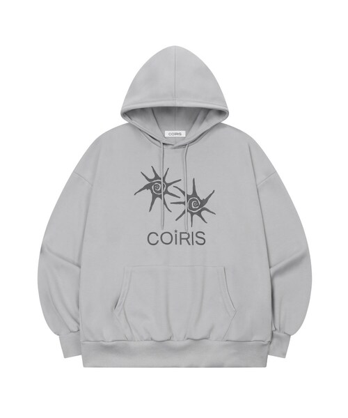 COIRIS(コイリス)の「サンビーチフードティー 男女共用 (2カラー)(パーカー・レディース・ブラック/グレー・FREE)」の2枚目の写真