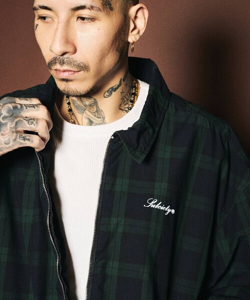 Subciety(サブサエティ)の「Reversible swing top(ブルゾン・メンズ・ネイビー/ブラック・SMALL/MEDIUM/LARGE/X-LARGE)」の8枚目の写真