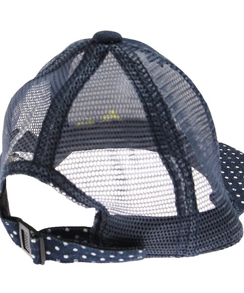 Ampersand（アンパサンド）の「刺繍入りメッシュキャップ（キャップ・キッズ・ストライプ/キナリ/ネイビー/ブラック/レッド・54/58/50）」の13枚目の写真