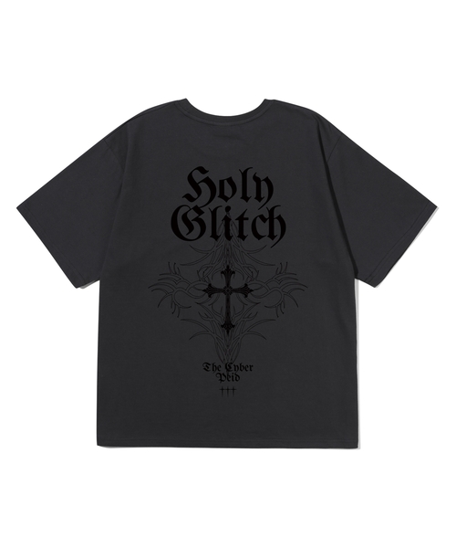 PEID(ペイド)の「PD グリッチ 半袖Tシャツ チャコール(Tシャツ/カットソー・レディース・チャコール・1/2/3/4/5/6)」の1枚目の写真