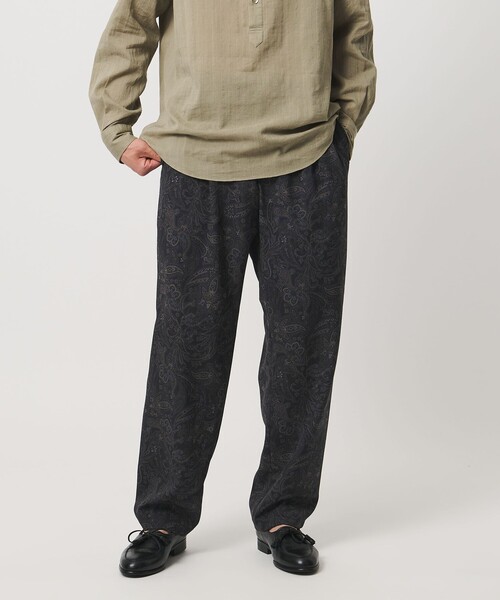 UNITED ARROWS(ユナイテッドアローズ)の「ペイズリー プリント イージーパンツ(その他パンツ・メンズ・ダークグレー・S/L/M)」の1枚目の写真