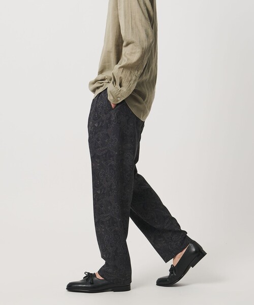 UNITED ARROWS(ユナイテッドアローズ)の「ペイズリー プリント イージーパンツ(その他パンツ・メンズ・ダークグレー・S/L/M)」の2枚目の写真