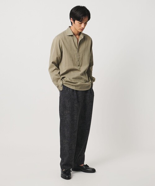UNITED ARROWS(ユナイテッドアローズ)の「ペイズリー プリント イージーパンツ(その他パンツ・メンズ・ダークグレー・S/L/M)」の3枚目の写真