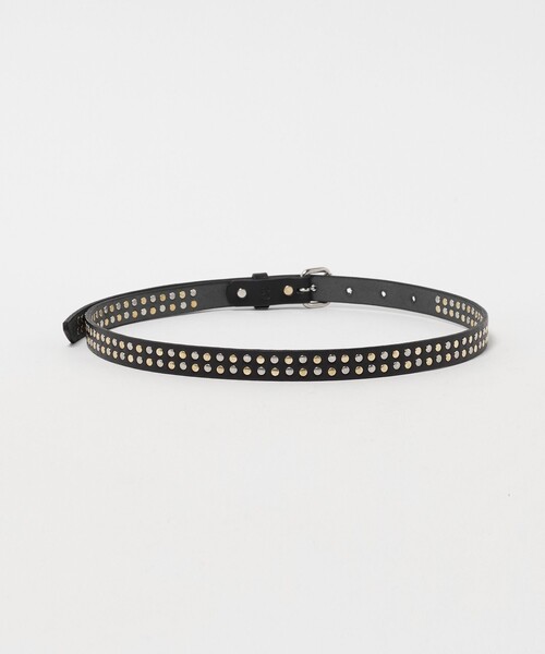 Steven Alan（スティーブンアラン）の「＜MASTER&Co. × Steven Alan＞FLAT STUDS BELT/ベルト（ベルト・レディース・ブラック・30inch/28inch）」の2枚目の写真