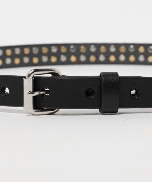 Steven Alan（スティーブンアラン）の「＜MASTER&Co. × Steven Alan＞FLAT STUDS BELT/ベルト（ベルト・レディース・ブラック・30inch/28inch）」の3枚目の写真