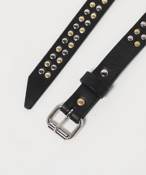 Steven Alan（スティーブンアラン）の「＜MASTER&Co. × Steven Alan＞FLAT STUDS BELT/ベルト（ベルト・レディース・ブラック・30inch/28inch）」の4枚目の写真