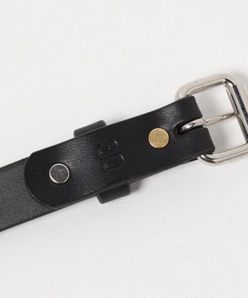Steven Alan（スティーブンアラン）の「＜MASTER&Co. × Steven Alan＞FLAT STUDS BELT/ベルト（ベルト・レディース・ブラック・30inch/28inch）」の5枚目の写真