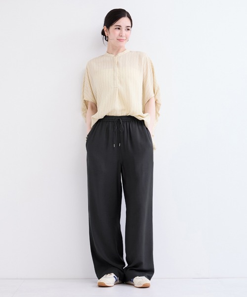 le cercle ADAM ET ROPE'（ルセルクルアダムエロペ）の「快適イージーパンツ/UVケア/接触冷感（その他パンツ・レディース・チャコールグレー/ブラック/ベージュ系その他2・FREE）」の13枚目の写真