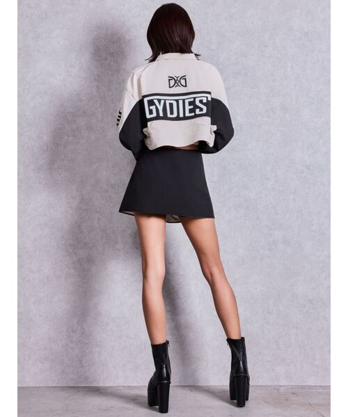 GYDA(ジェイダ)の「バルキーショートブーツ(ブーツ・レディース・アイボリー/ブラック・SMALL/MEDIUM/LARGE)」の9枚目の写真