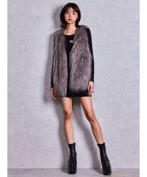 GYDA(ジェイダ)の「バルキーショートブーツ(ブーツ・レディース・アイボリー/ブラック・SMALL/MEDIUM/LARGE)」の12枚目の写真