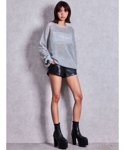 GYDA(ジェイダ)の「バルキーショートブーツ(ブーツ・レディース・アイボリー/ブラック・SMALL/MEDIUM/LARGE)」の19枚目の写真