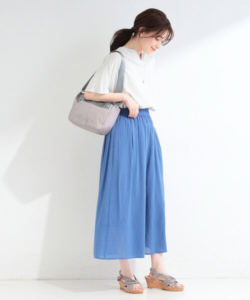 SHOO・LA・RUE(シューラルー)の「【撥水】7ポケットミニショルダーバッグ(ショルダーバッグ・レディース・ブラック/グレー/ダークグレー・00)」の12枚目の写真