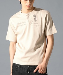 LAND MUSEUM | LAND MUSEUM／クロスリブヘンリー半袖T(Tシャツ/カットソー)