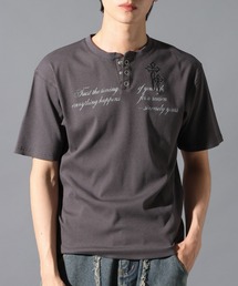 LAND MUSEUM | LAND MUSEUM／クロスリブヘンリー半袖T(Tシャツ/カットソー)