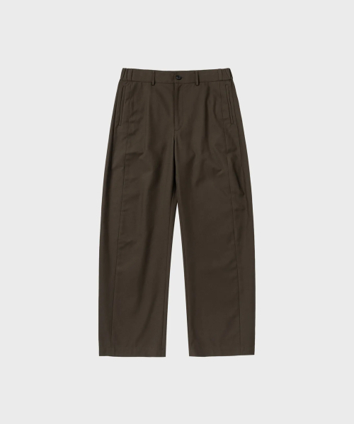 NONBLANK(ノンブランク)の「カーブドルーズフィットバンディングスラックス_BROWN(スラックス・メンズ・ブラウン・MEDIUM/LARGE/X-LARGE/SMALL)」の1枚目の写真