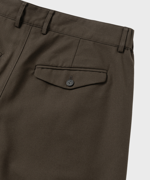 NONBLANK(ノンブランク)の「カーブドルーズフィットバンディングスラックス_BROWN(スラックス・メンズ・ブラウン・MEDIUM/LARGE/X-LARGE/SMALL)」の6枚目の写真