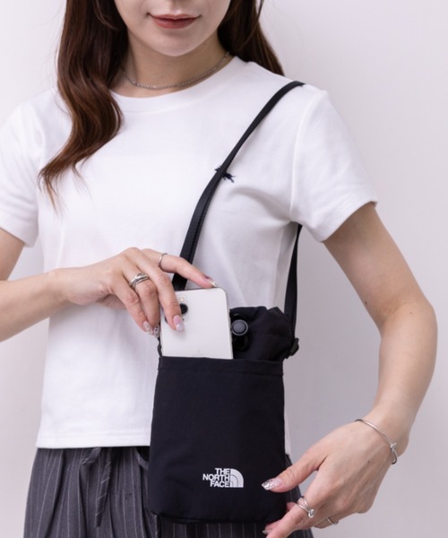 THE NORTH FACE(ザノースフェイス)の「国内未発売 THE NORTH FACE(ザ・ノースフェイス)/ミニショルダー クロスバッグ スマホショルダー ポーチ ロゴプリント/LINDEN STRING BAG MINI(ショルダーバッグ・レディース・ブラック/ピンク/クリーム・FREE)」の22枚目の写真
