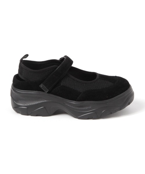 LAKOLE(ラコレ)の「ベルトコンビスニーカー / 801744(スニーカー・レディース・ブラック/ブラウン・LARGE/SMALL/MEDIUM)」の4枚目の写真