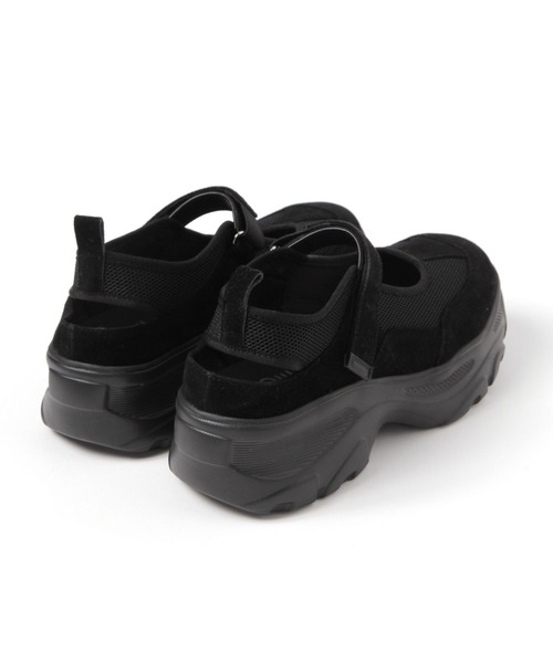 LAKOLE(ラコレ)の「ベルトコンビスニーカー / 801744(スニーカー・レディース・ブラック/ブラウン・LARGE/SMALL/MEDIUM)」の5枚目の写真