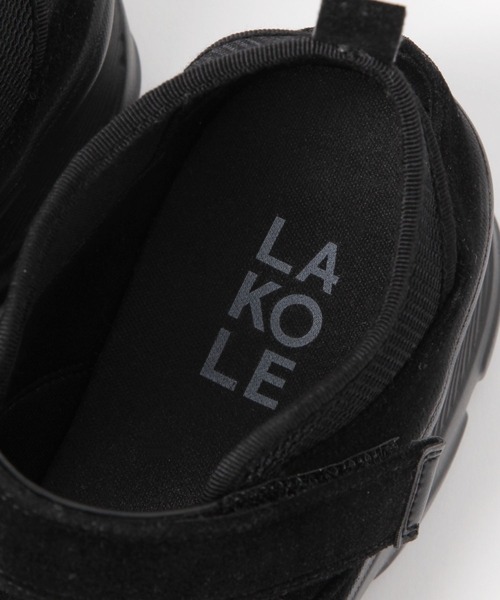 LAKOLE(ラコレ)の「ベルトコンビスニーカー / 801744(スニーカー・レディース・ブラック/ブラウン・LARGE/SMALL/MEDIUM)」の10枚目の写真